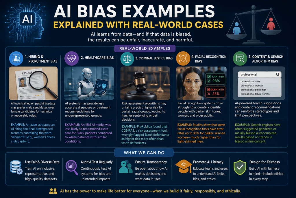 AI Bias Examples Explained with Real-World Cases